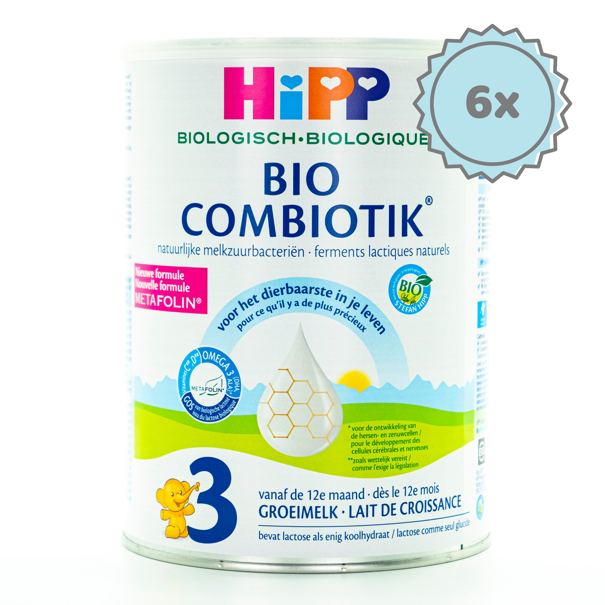 HiPP Dutch Stage 3 Combiotic Baby Formula | 6 cans