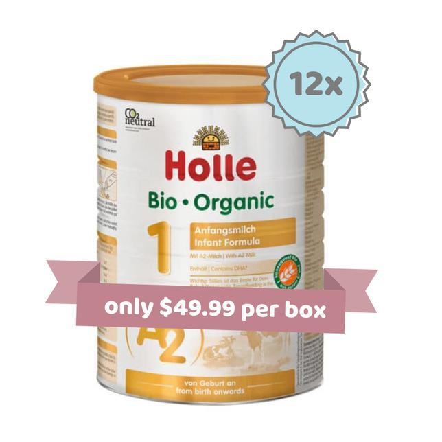 Holle A2 Stage 1 - Organic A2 Milk Formula (800g) - 12 Boxes