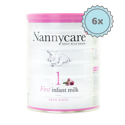 Nannycare Stage 1 | Organic European Baby Formula - 6 cans